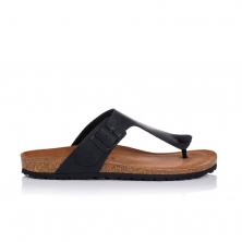 Sandalias Planas Hombre Inter-Bios 9510 Negro