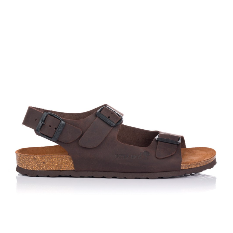 Sandalias Hombre Inter-Bios 9567 Marron