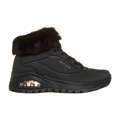 Botines Planos Mujer Skechers Uno Rugged-Arctic Avenue Negro-Negro