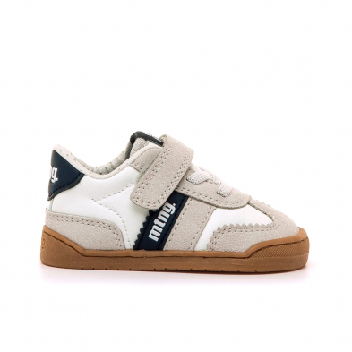 Barefoot Niño Mustang 49060F Blanco-Azul