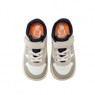 Barefoot Niño Mustang 49313 Blanco-Azul