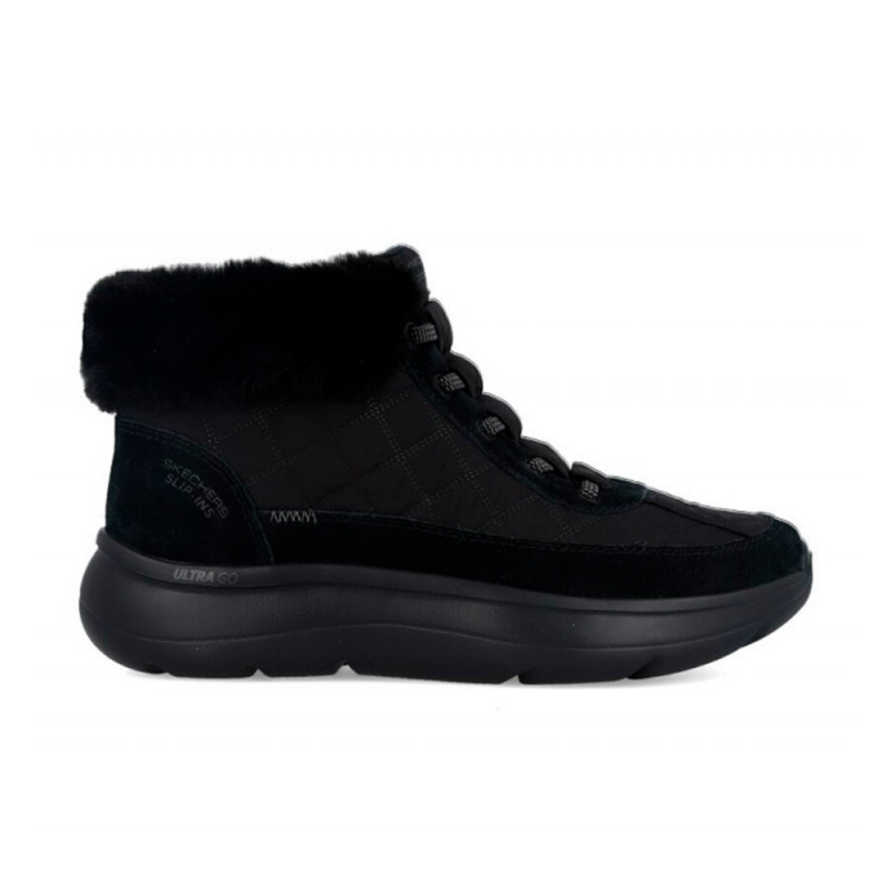 Botines Planos Mujer Skechers On-The-Go Encore - Cozy Fit Me Negro-Negro