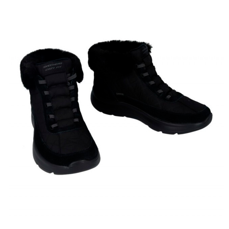 Botines Planos Mujer Skechers On-The-Go Encore - Cozy Fit Me Negro-Negro