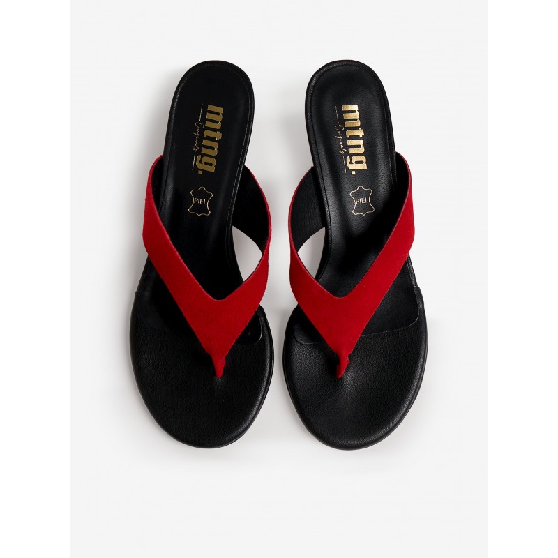 Sandalias Casual de Mujer MTNG KITTY Rojo 64463