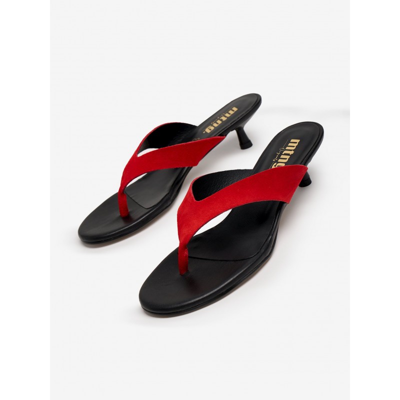 Sandalias Casual de Mujer MTNG KITTY Rojo 64463