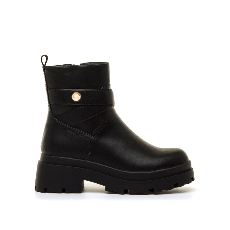 Botines Casual de Mujer MTNG MISSION Negro 63898