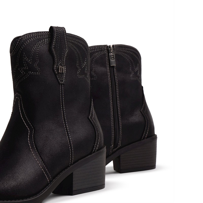 Botines Casual de Mujer MTNG TANUBIS Negro 63916