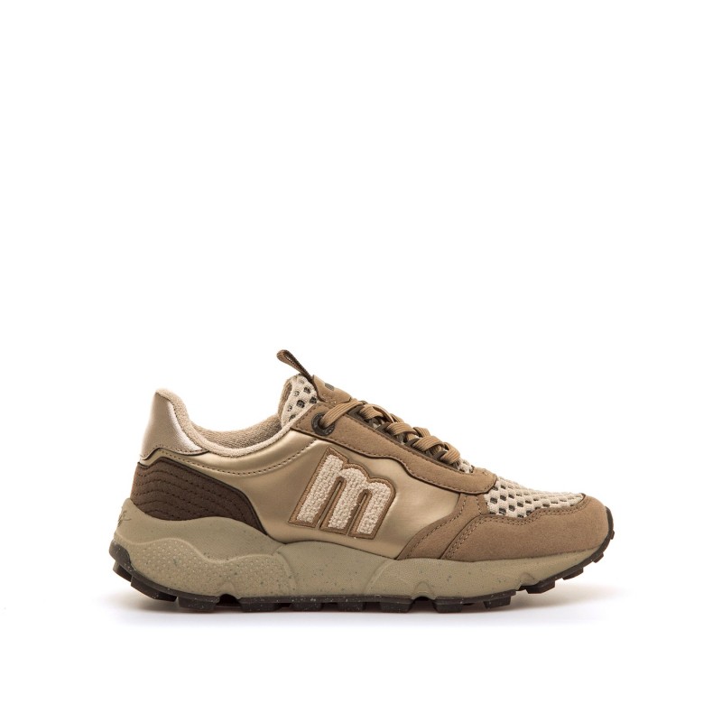 Deportivas Casual de Mujer MTNG CLIMB Beige 63741