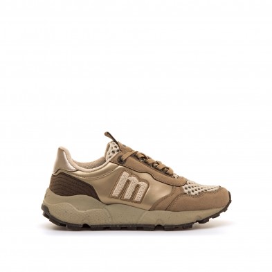 Deportivas Casual de Mujer MTNG CLIMB Beige 63741