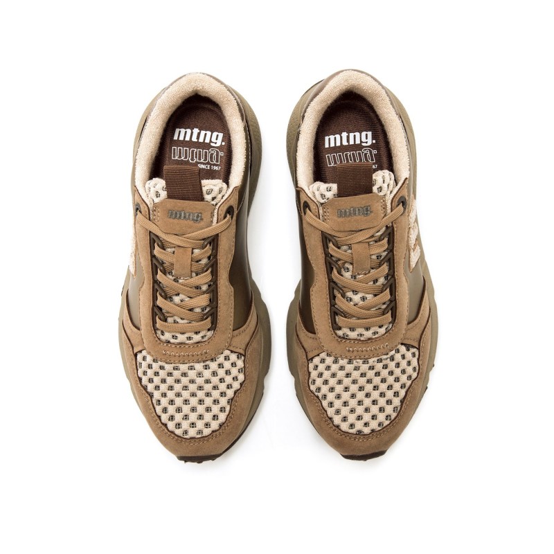 Deportivas Casual de Mujer MTNG CLIMB Beige 63741