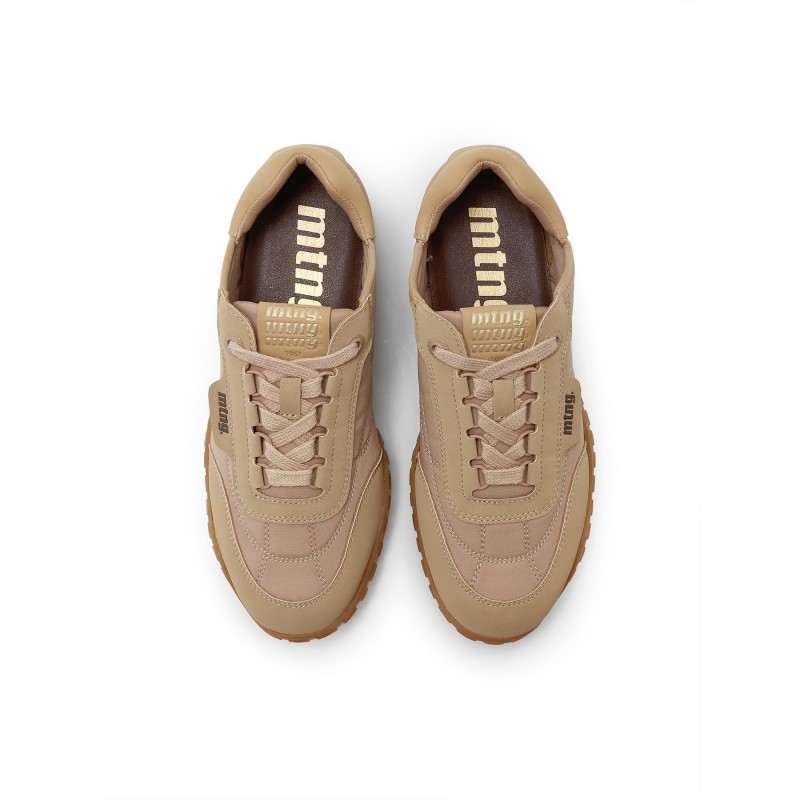Deportivas Casual de Mujer MTNG MARGOT Beige 63523