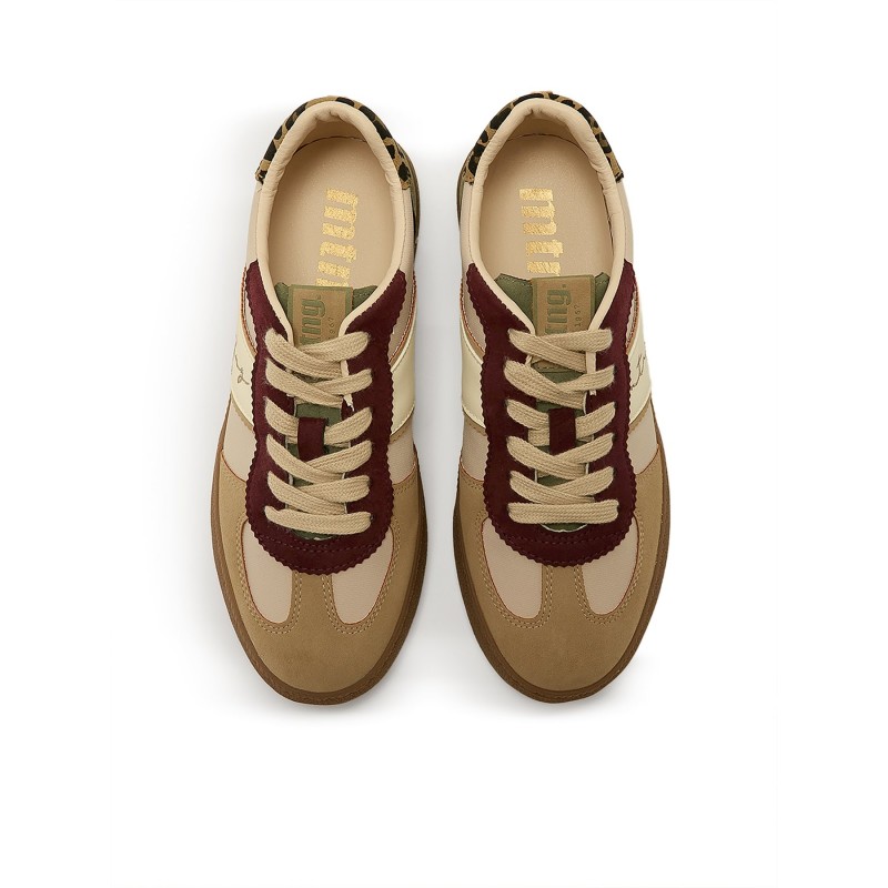Deportivas Casual de Mujer MTNG ROY Beige 63544
