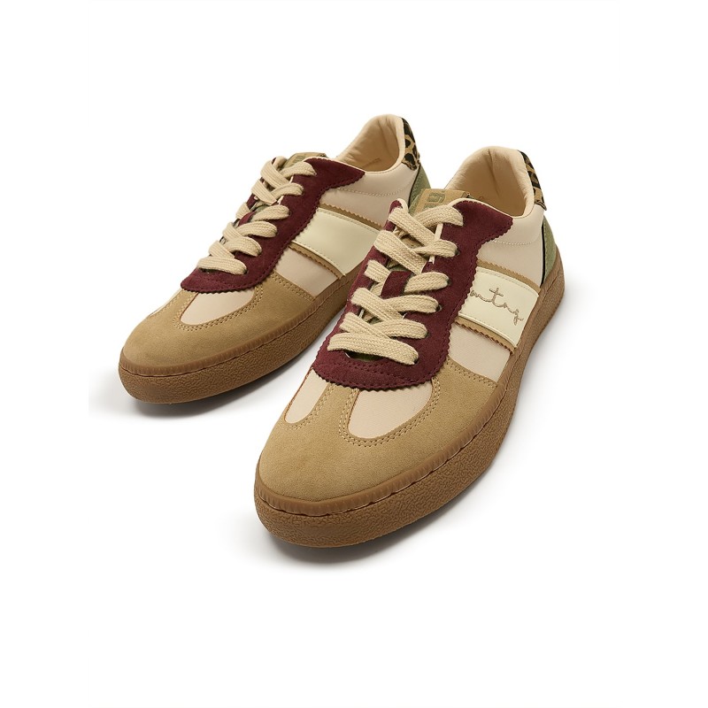Deportivas Casual de Mujer MTNG ROY Beige 63544