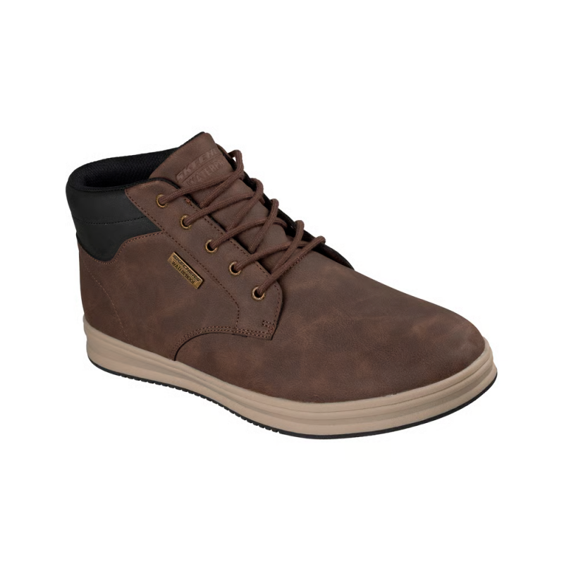 Botas Hombre Skechers Waterproof: Palmiro - Wallace Marron
