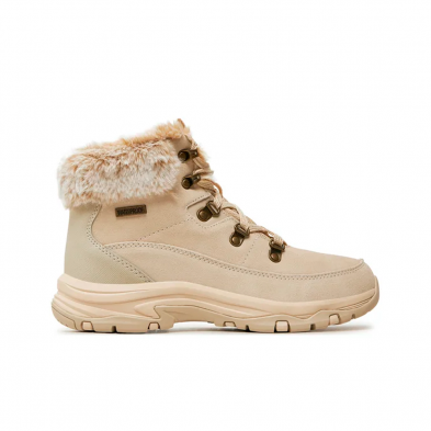 Botines Planos Mujer Skechers Trego-Snow Worries Natural