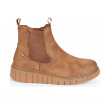 Botines Planos Mujer Refresh 176082 Camel