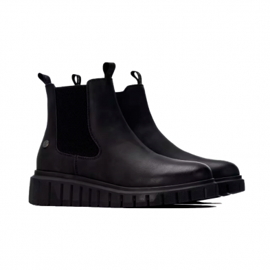 Botines Planos Mujer Refresh 176082 Negro