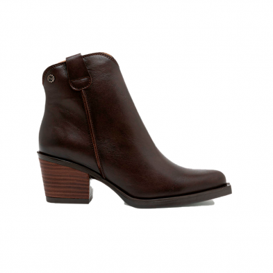 Botines de Tacón Mujer Porronet 4850 Moka