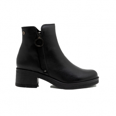 Botines de Tacón Mujer Porronet 4830 Negro
