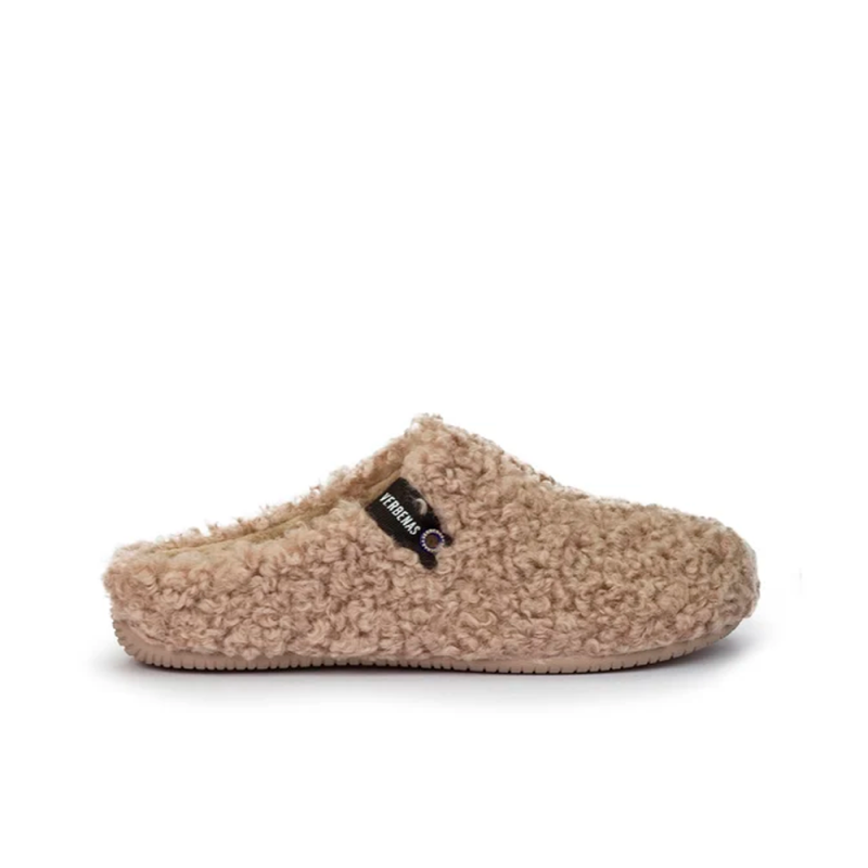 Zapatillas de Casa Mujer Verbenas York Camel