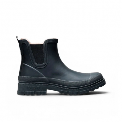 Botas de Agua Mujer Verbenas Lua Fur Smooth Negro