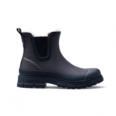 Botas de Agua Mujer Verbenas Lua Fur Smooth Marron