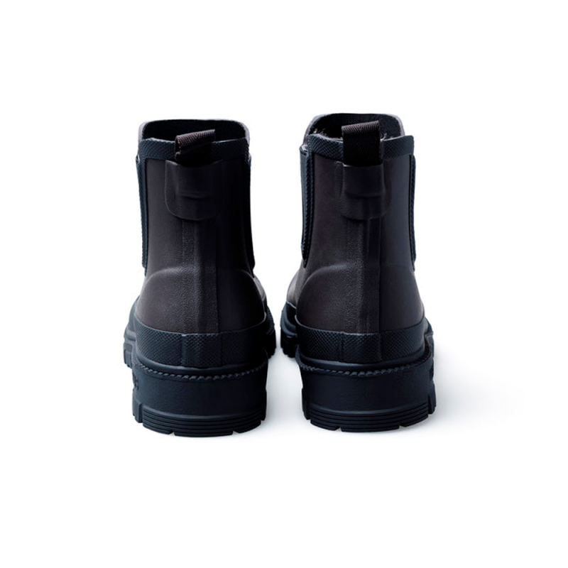 Botas de Agua Mujer Verbenas Lua Smooth Marron