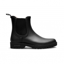 Botas de Agua Mujer Verbenas Gaudi Fur Smooth Negro