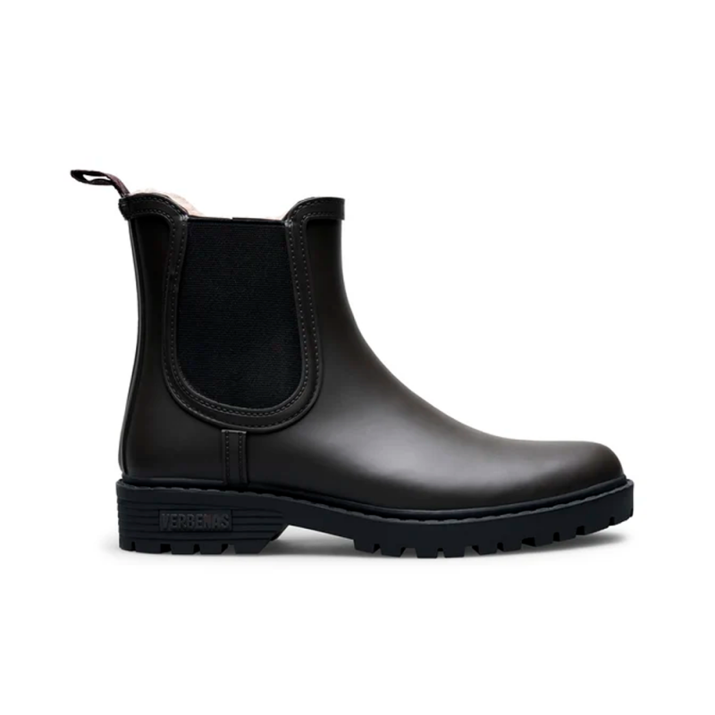 Botas de Agua Mujer Verbenas Gaudi Fur Smooth Marron