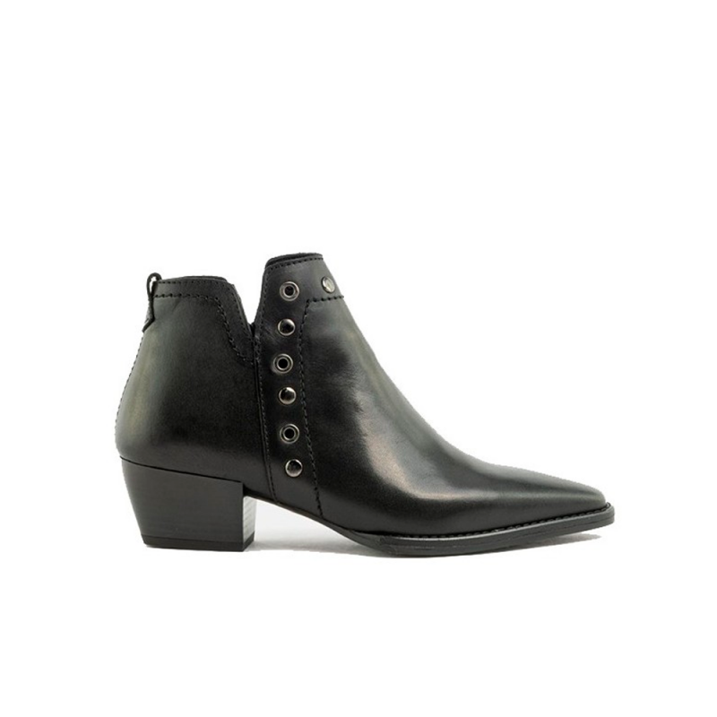 Botines de Tacón Mujer Vexed Mogor Negro