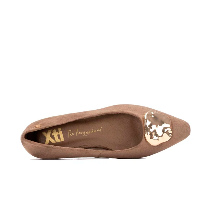 Zapatos Planos Mujer XTI 146236 Taupe