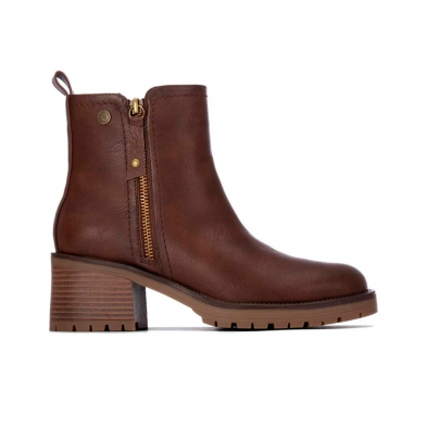 Botines de Tacón Mujer XTI 146085 Marron