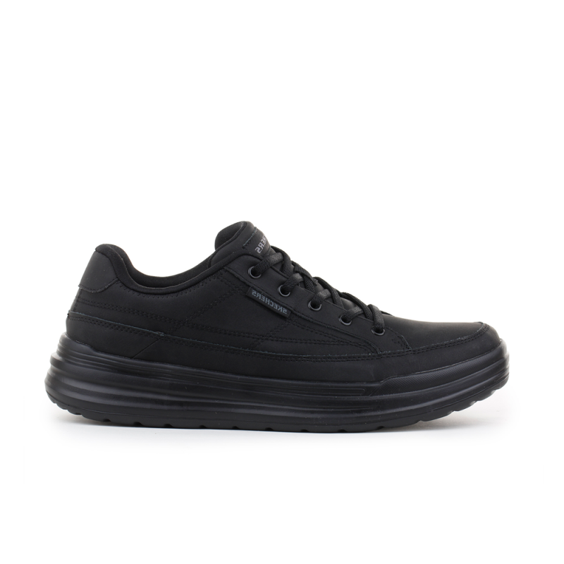 Sneakers Hombre Skechers Relaxed Fit: Sterling - Cedrik Negro-Negro
