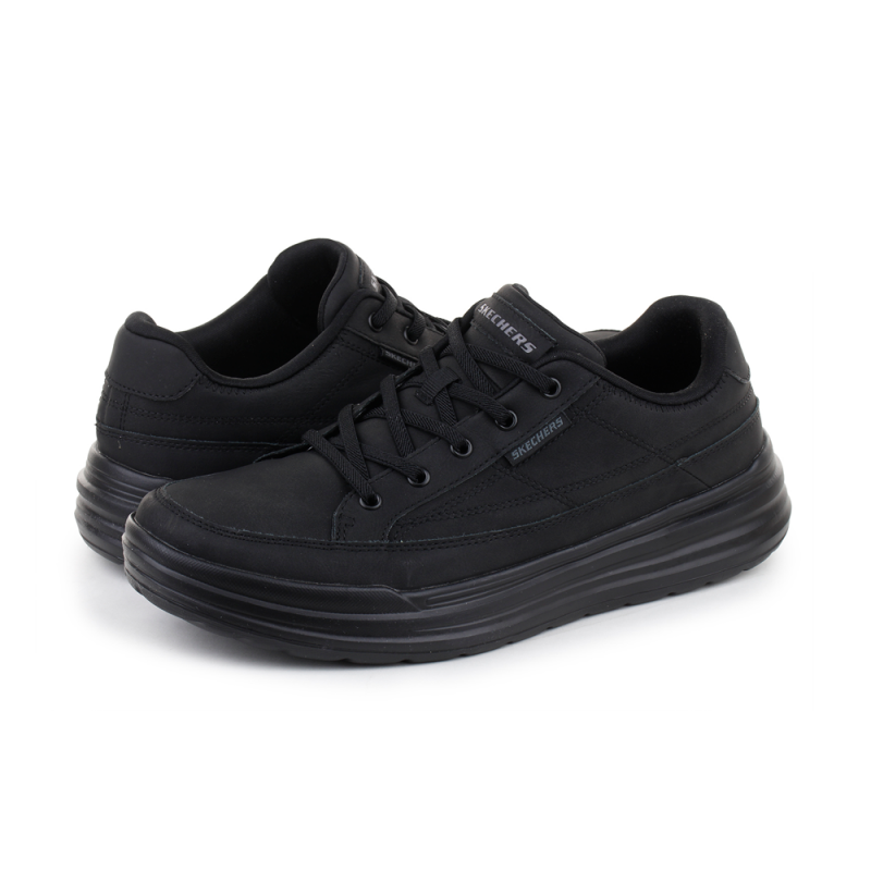 Sneakers Hombre Skechers Relaxed Fit: Sterling - Cedrik Negro-Negro