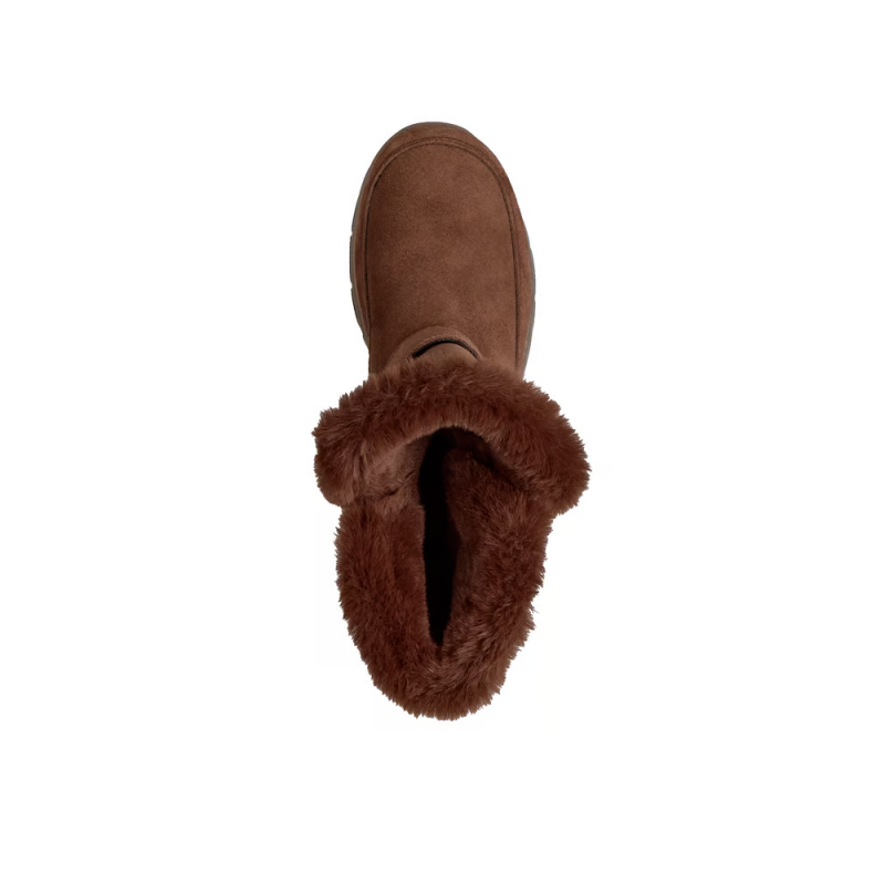 Botas Planas Mujer Skechers Easy Going - Dreamers Luxe Vis Marron