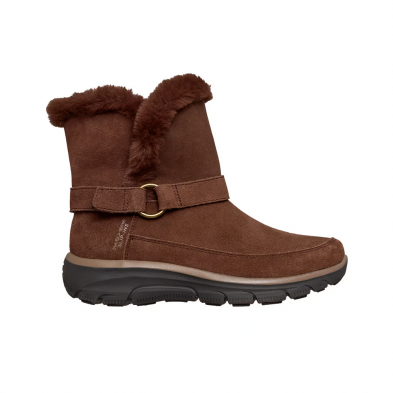 Botas Planas Mujer Skechers Easy Going - Dreamers Luxe Vis Marron