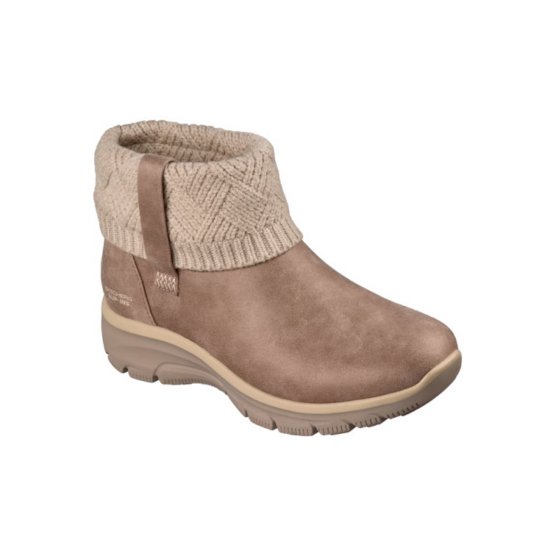 Botines Planos Mujer Skechers Easy Going - Cozy Weather 4 Taupe