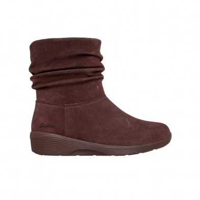 Botines Planos Mujer Skechers Arya - Fashionista Marron