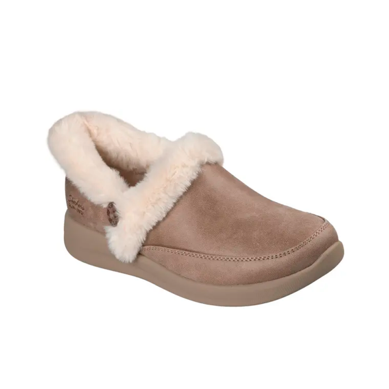 Zapatillas de Casa Mujer Skechers Slip-Ins: Cozy Escape Taupe