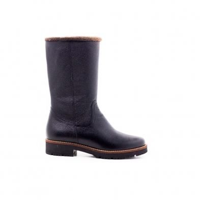 Botas Planas Mujer Pitillos 11568 Negro