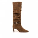 Botas Vestir de Mujer MTNG GALA Beige 63807