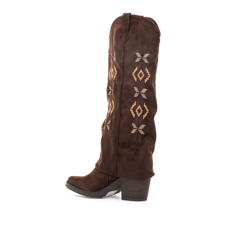 Botas Casual de Mujer MTNG TIJUANA Marron 63921