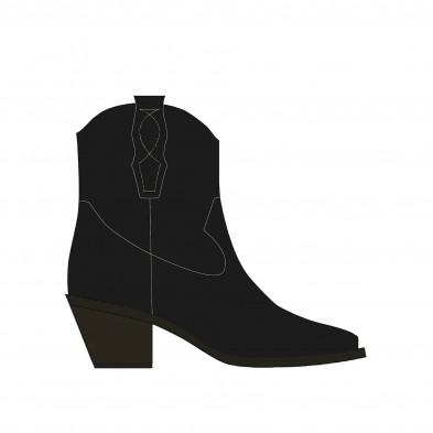 Botines Casual de Mujer MTNG DAPHNE Negro 63797
