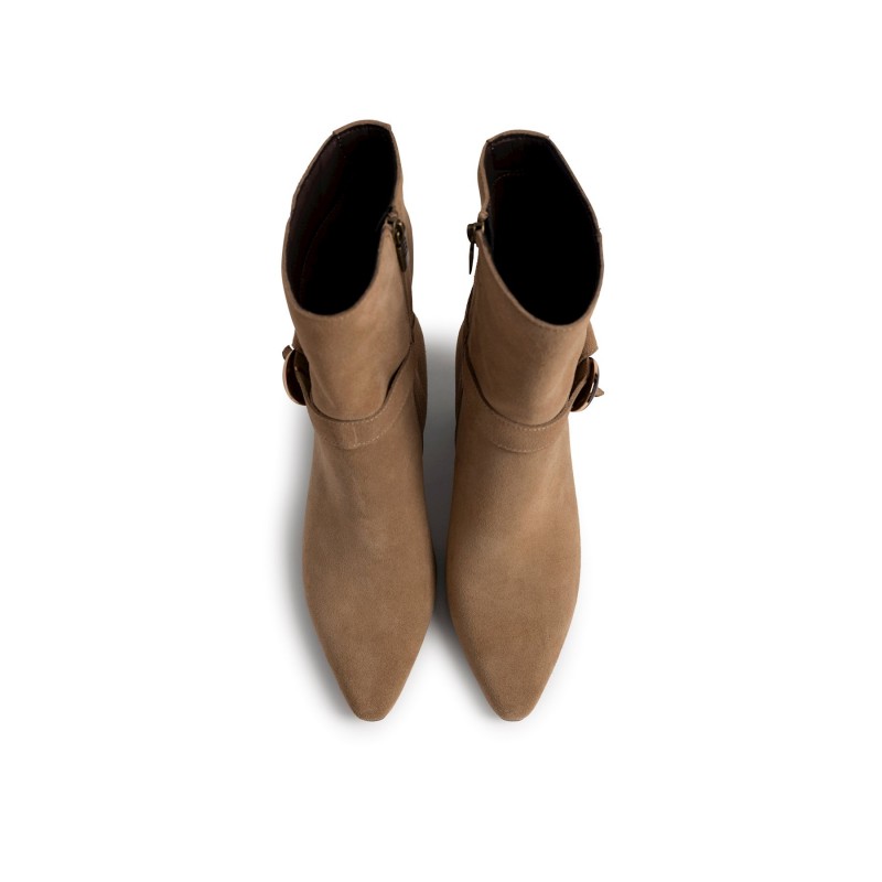 Botines Casual de Mujer MTNG ELODIE Beige 63802