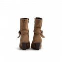 Botines Casual de Mujer MTNG ELODIE Beige 63802
