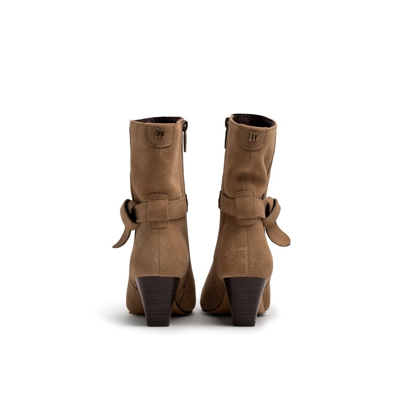 Botines Casual de Mujer MTNG ELODIE Beige 63802