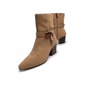 Botines Casual de Mujer MTNG ELODIE Beige 63802