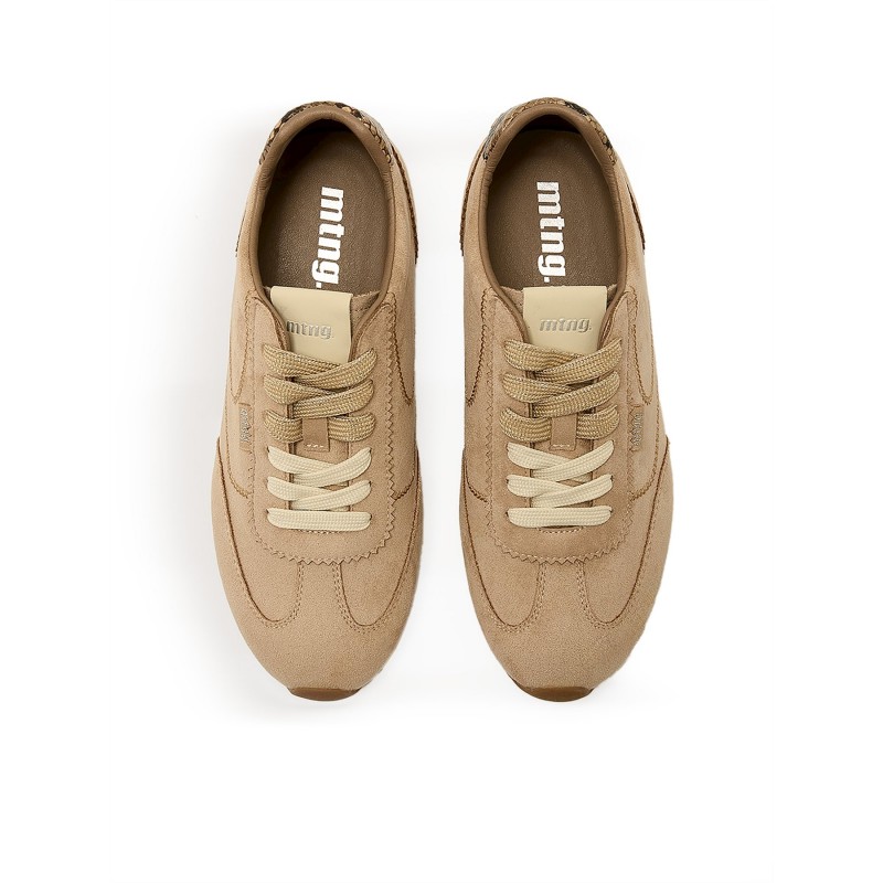 Deportivas Casual de Mujer MTNG JANET Beige 63553