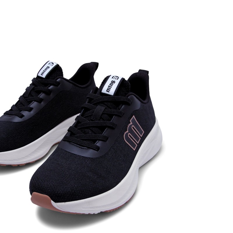 Deportivas Casual de Mujer MTNG SWAM Negro 63507
