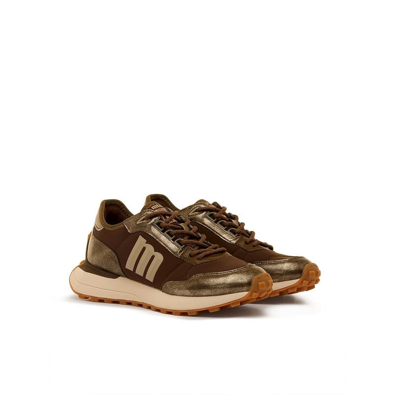 Deportivas Casual de Mujer MTNG ZINC Marron 63503